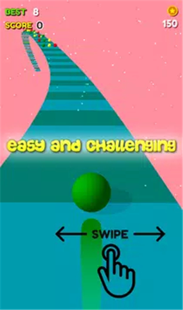 彩球路跑-游戏截图2