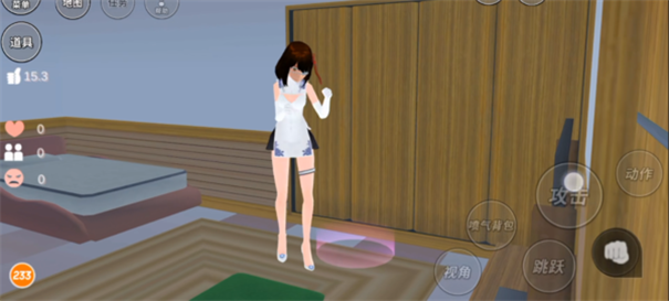 樱花校园模拟器旗袍版游戏截图2