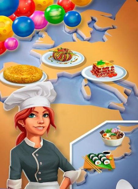 泡泡厨师收集最佳食谱-游戏截图1