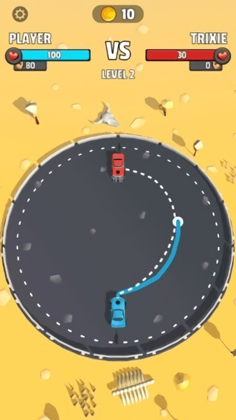 汽车决斗画条线手游游戏截图3