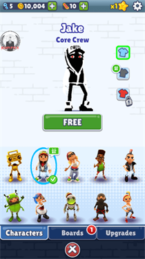 地铁跑酷黑白杰克版本游戏截图3