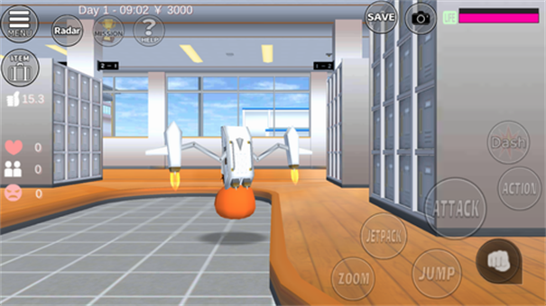 英文版樱花校园模拟器游戏截图3