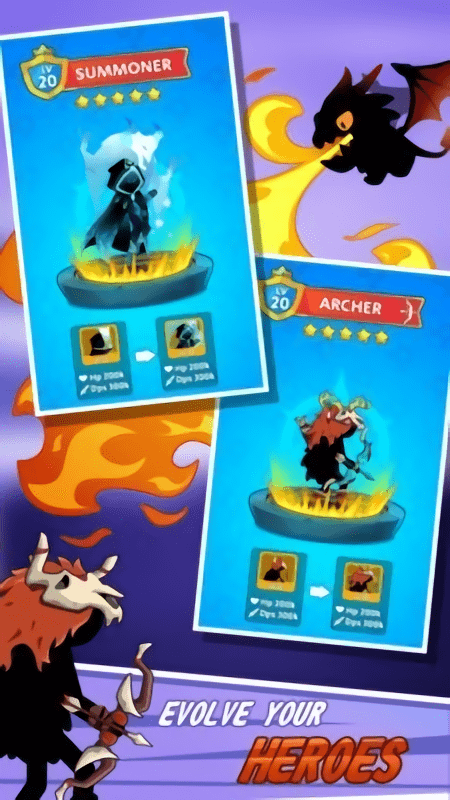 火柴人王国英雄游戏游戏截图2