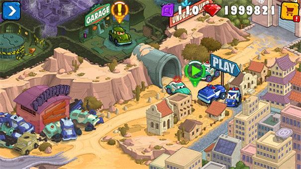 疯狂车吃车3无限油量无限钻石版游戏截图2