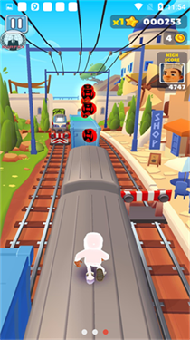 地铁跑酷hc写轮眼金币版本游戏截图3