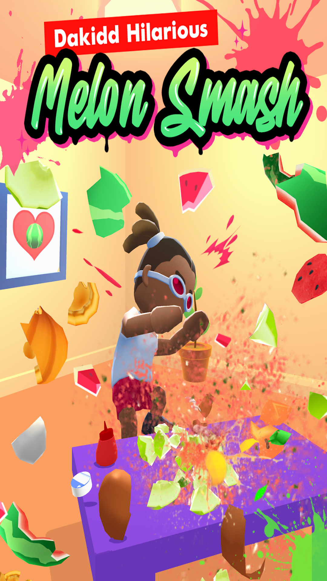 皮筋碎西瓜-游戏截图3