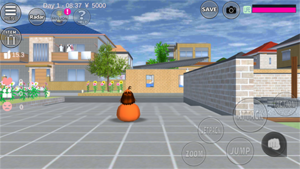 英文版樱花校园模拟器游戏截图2