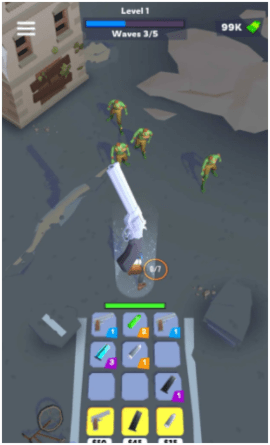 武器合并生存游戏截图3