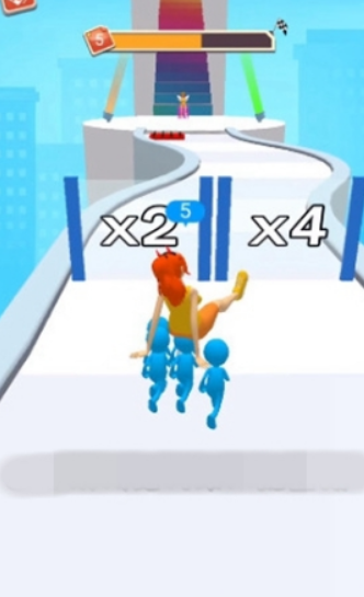 女王跟我冲游戏截图2