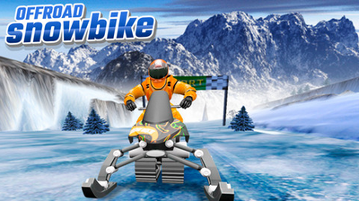 雪地摩托车赛-游戏截图3