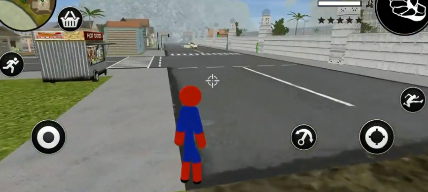 城市蜘蛛绳索英雄游戏截图1