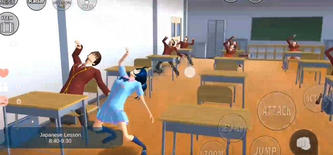 樱花校园家庭模拟器游戏截图2