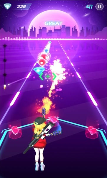 跳舞子弹电火花游戏截图2