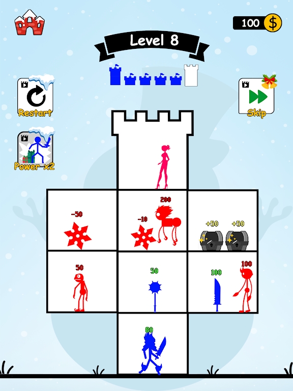 怪物塔火柴英雄战争游戏截图1