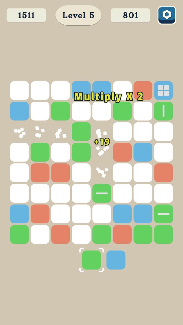 方块染色消除-游戏截图3