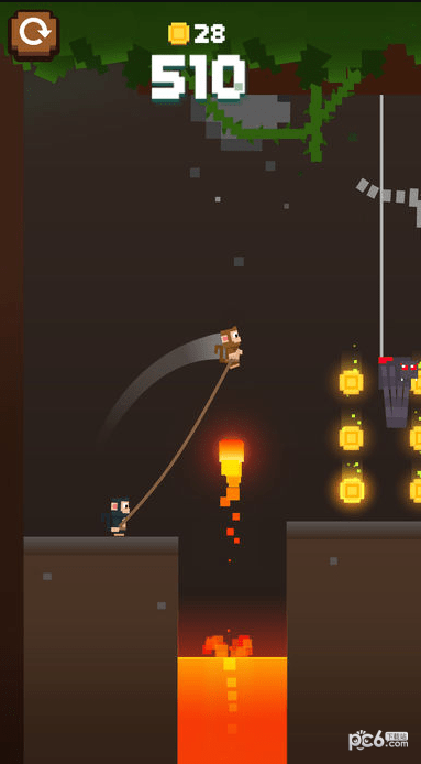 猴子绳索-游戏截图1