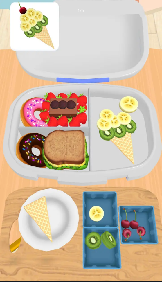 整理便当盒游戏截图1