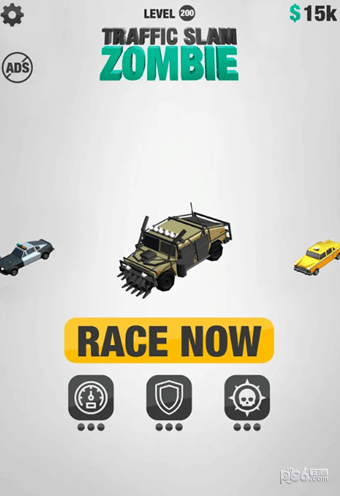 猛撞僵尸赛车游戏截图2