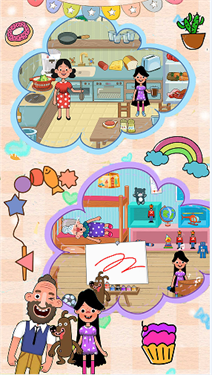 迷你樱花小屋游戏截图3