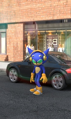 蓝色怪物绳索-游戏截图2