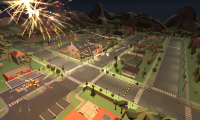 大型烟花模拟器游戏截图1