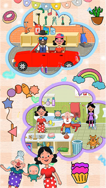 迷你樱花小屋游戏截图2