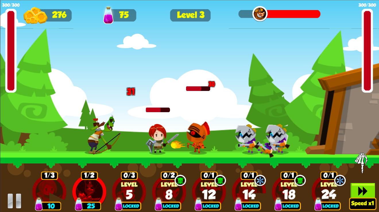 城堡冲刺防御游戏截图3