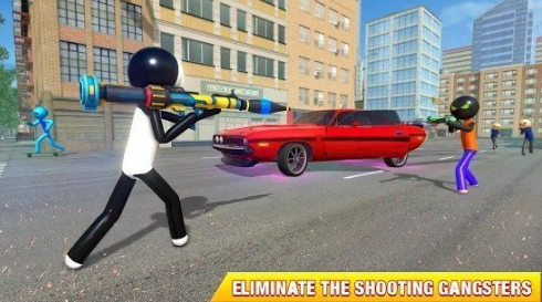 熊猫火柴人英雄游戏截图1