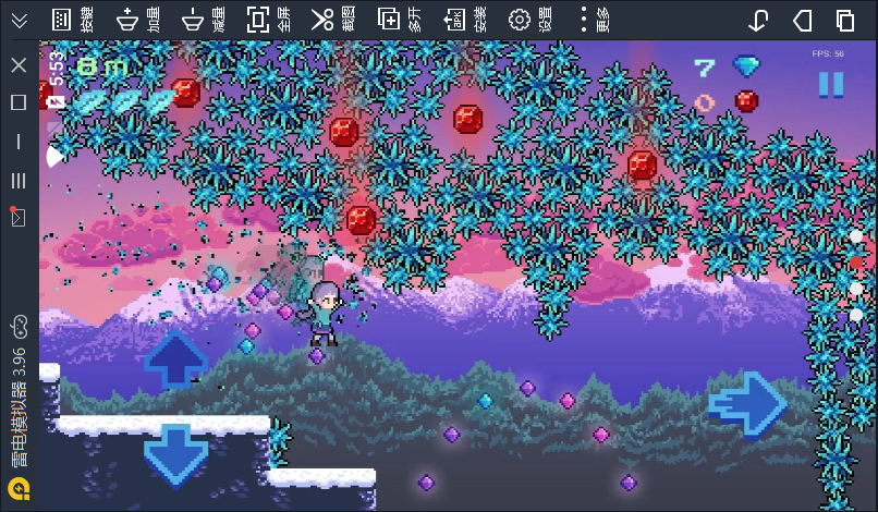 无尽的像素跑酷游戏截图1