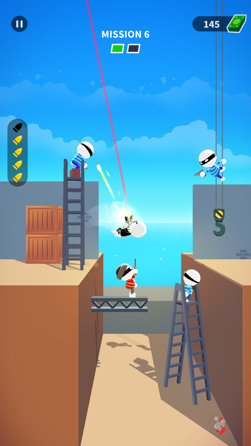 火柴人神炮手游戏截图3
