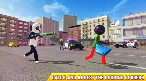 熊猫火柴人英雄游戏截图2