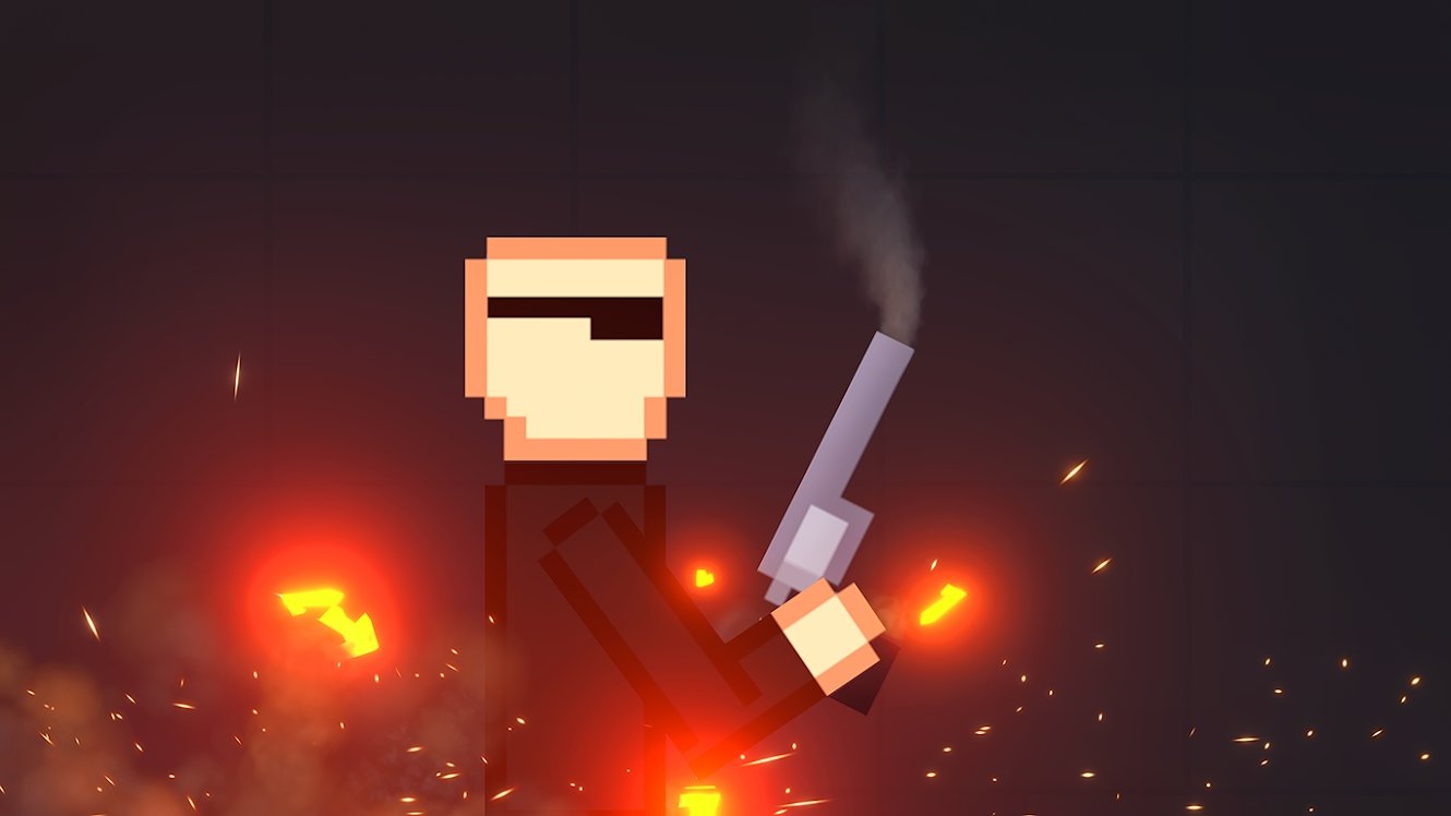 火柴人射击游乐场游戏截图3