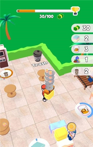 侍者酒店模拟器-游戏截图1