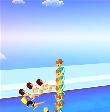 泳池叠罗汉-游戏截图2