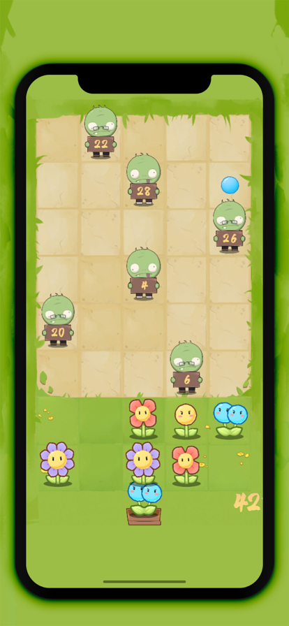 花花僵尸之魔性打僵尸游戏截图1