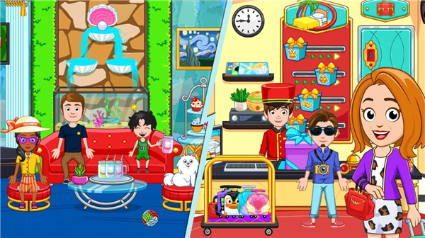 迷你城市度假屋游戏截图3