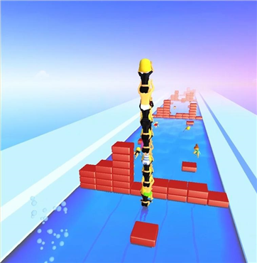 泳池叠罗汉-游戏截图1