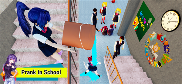 动漫女孩高中游戏截图2