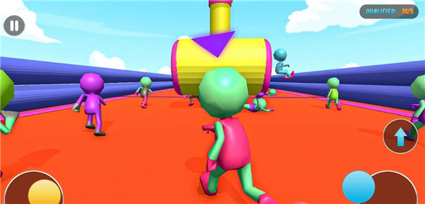 火柴人绊倒跑竞赛游戏截图3