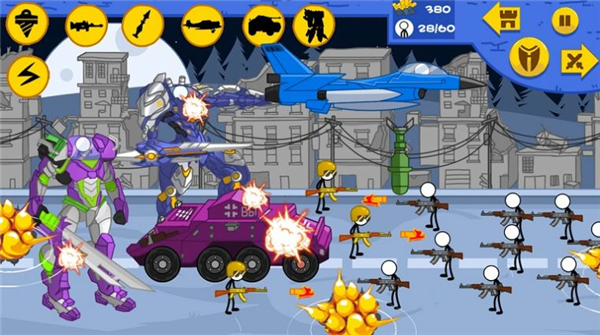 火柴人前进挑战游戏截图1