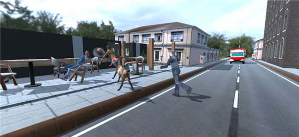 疯狂的山羊SIM城市模拟器游戏截图1