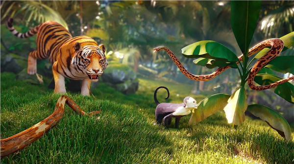 老虎森林捕猎游戏截图2