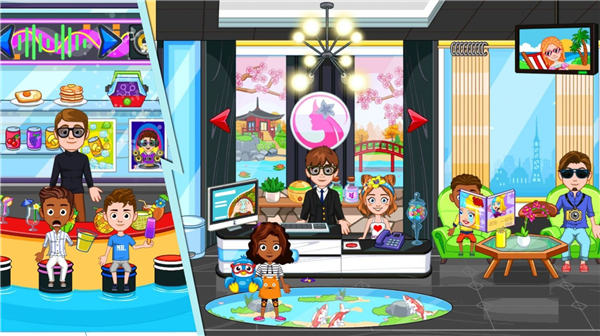 迷你城市度假屋游戏截图2