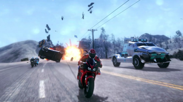 超级忍者摩托车游戏截图2