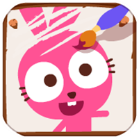 泡泡兔魔法画笔游戏