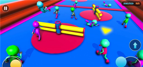 火柴人绊倒跑竞赛游戏截图2