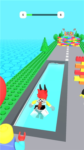 方块人组合赛跑-游戏截图1