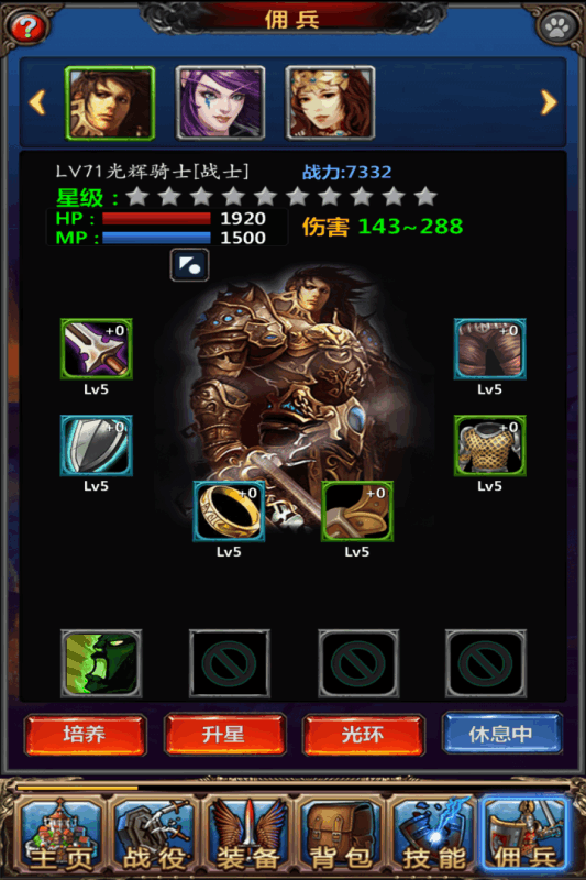 勇士挂机正版游戏截图1