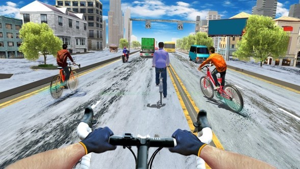 模拟自行车大赛手机版游戏截图3