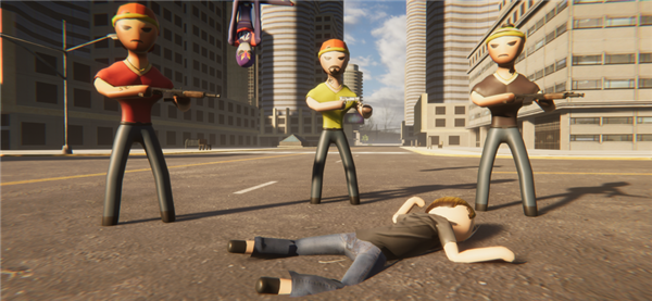 飞行超级英雄犯罪城3D游戏截图2
